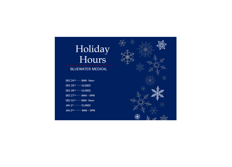 HOLIDAY HOURS